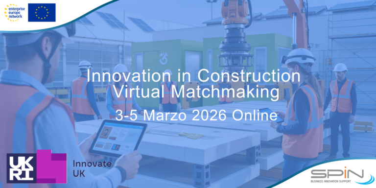 Evento virtuale di matchmaking con focus sul mercato delle costruzioni UK