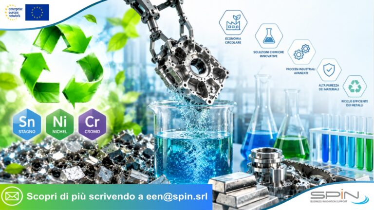 PMI francese cerca partner tecnologici per sviluppare un processo chimico innovativo di decontaminazione dei metalli